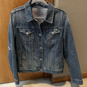 EUC GAP 1969 Distressed Jean Jacket